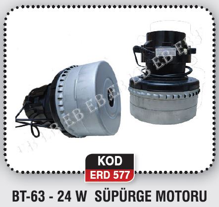 BT-63-24 W SÜPÜRGE MOTORU ERD 577